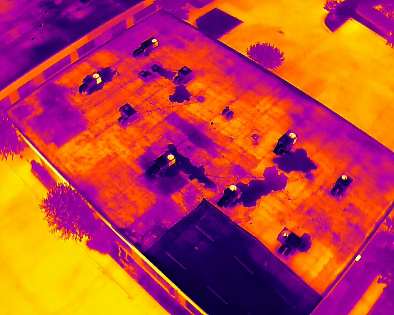 Infrared Moisture Survey in Corona, CA
