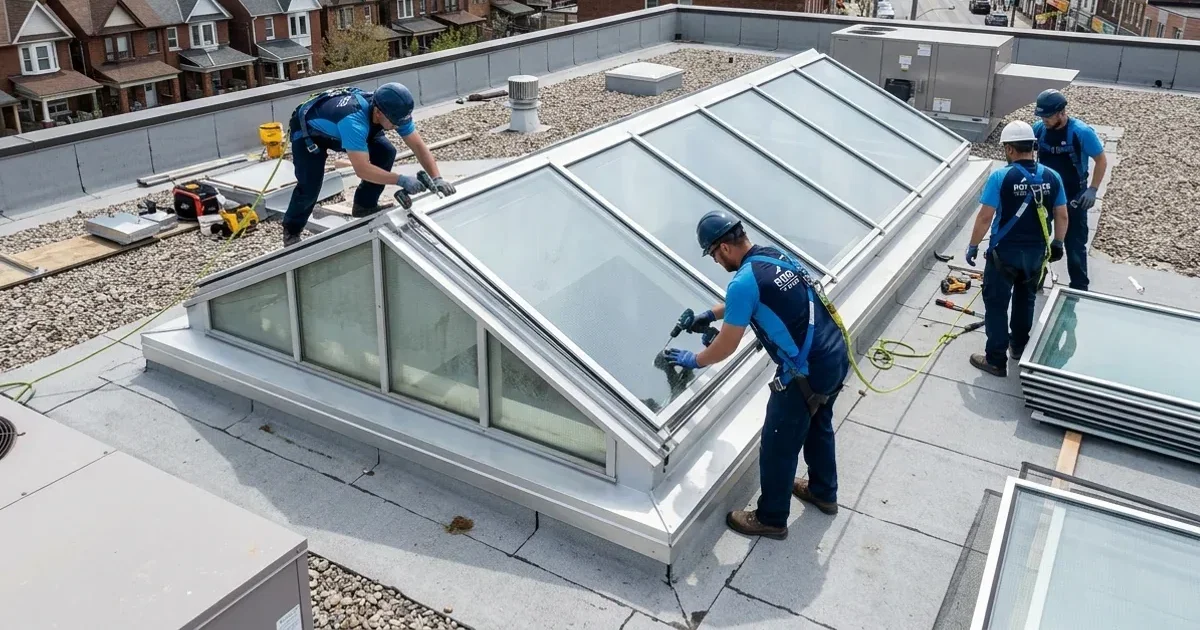 Skylight and Penetration Flashing in Corona, CA